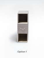 Cabinet towers for pedicure supplies