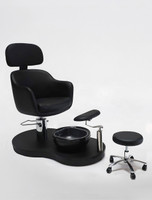 Grace Chair with Corte Stool by Belava