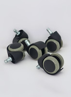 Five Rubber-Plastic Caster for Stools by Belava