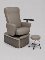 Element Chair Paired with Free Basic Stool