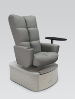 Pedicure Chair IMPACT in Grey | No-Plumbing | Ready-To-Ship