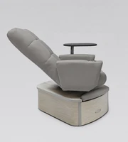 Pedicure Chair IMPACT in Grey | No-Plumbing | Ready-To-Ship