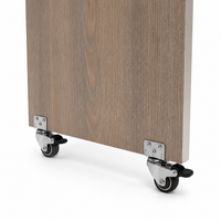 Rovello table on caster with locks by Belava