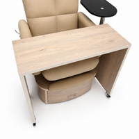 Belava Overtable | Rolling Manicure Workstation for Element & Impact Pedicure Chairs