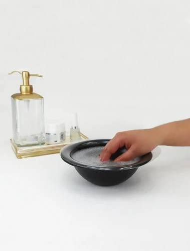 Manicure bowl in black by Belava