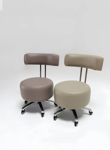 Performer Nail Tech Stool by Belava w back support