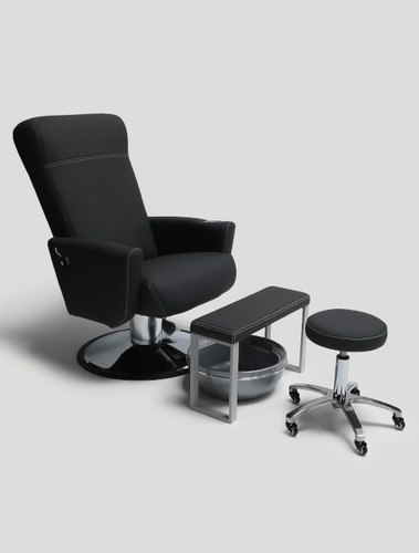Essence with Balance Foot Rest, pedicure bowl and basic nail tech stool