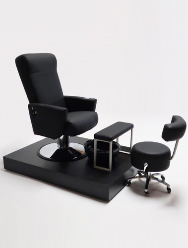 Essence chair on raised platform