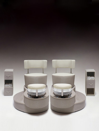 Luna Pedicure Chair by Belava Plumbed Modular System