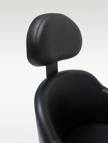 Close-up of Belava Grace pedicure chair headrest