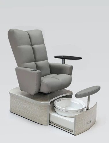 Pedicure Chair IMPACT in Grey | No-Plumbing | Ready-To-Ship