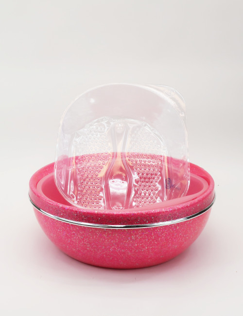 Glitter Pedicure Bowl - Pink