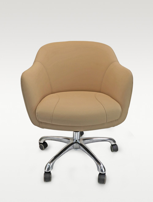 Cozy Client Chair by Belava in Lt Sand