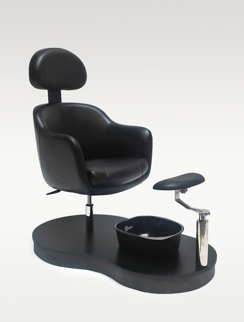 Belava Grace pedicure chair with pedicure bowl positioned in front