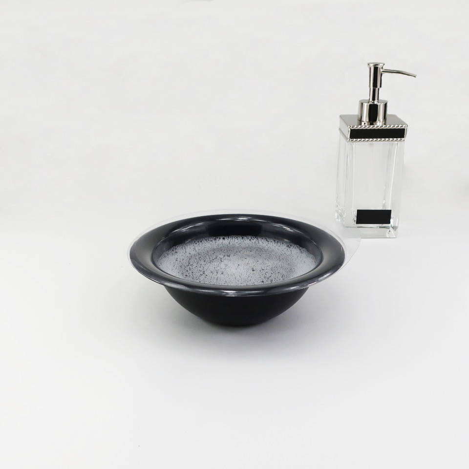 Manicure Bowl in Black with 20 Disposable Liners