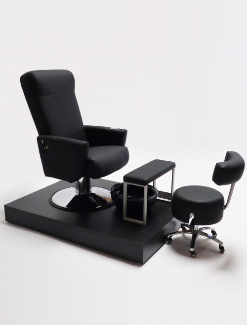 Essence chair on raised platform