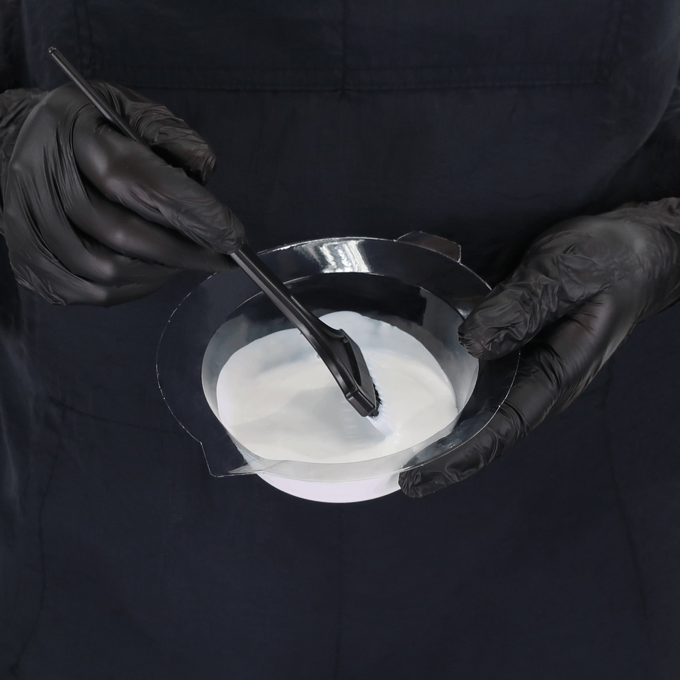 Mixing color in hair liners