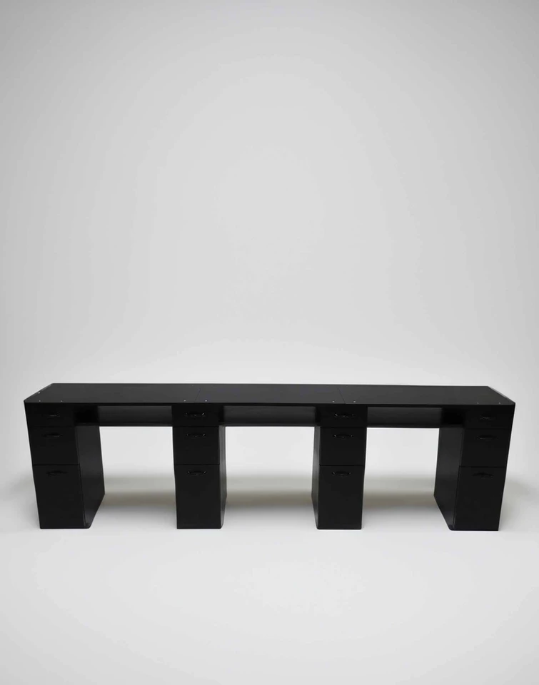 Triple Manicure Table