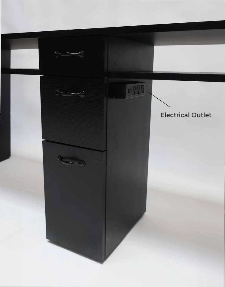 Triple Manicure Table