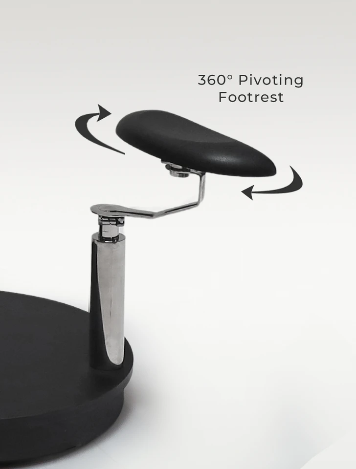 Belava Grace pedicure chair adjustable footrest angle