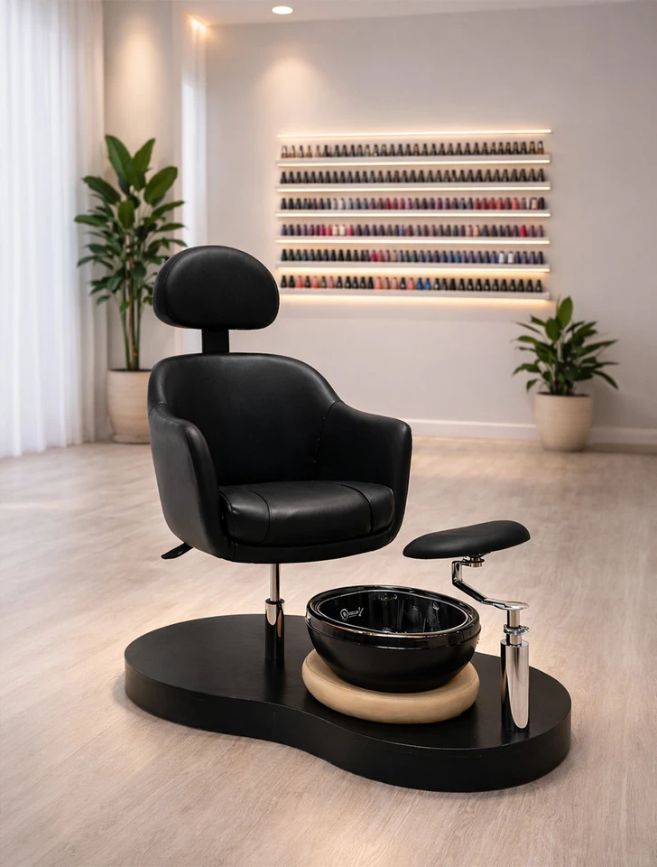 Modern Belava Grace pedicure chair in nail salon