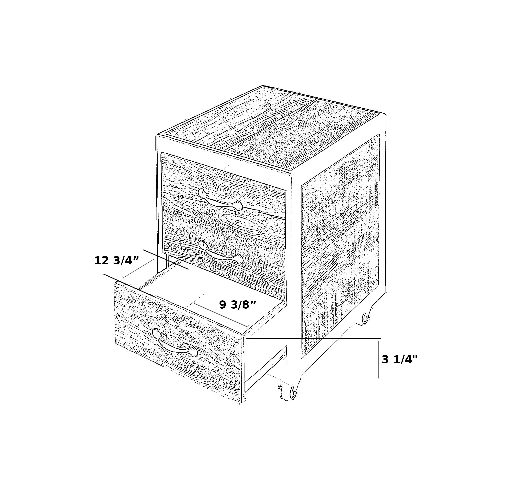 Cart Drawer Dimensions by Belava