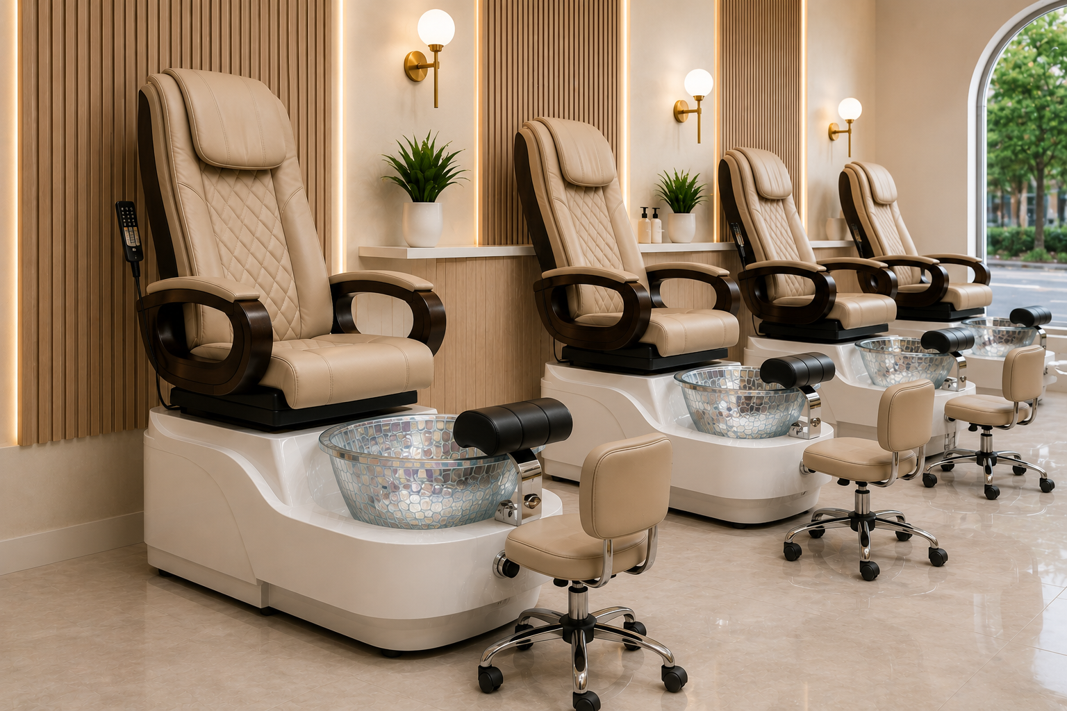 Plumbing and Salon Layout