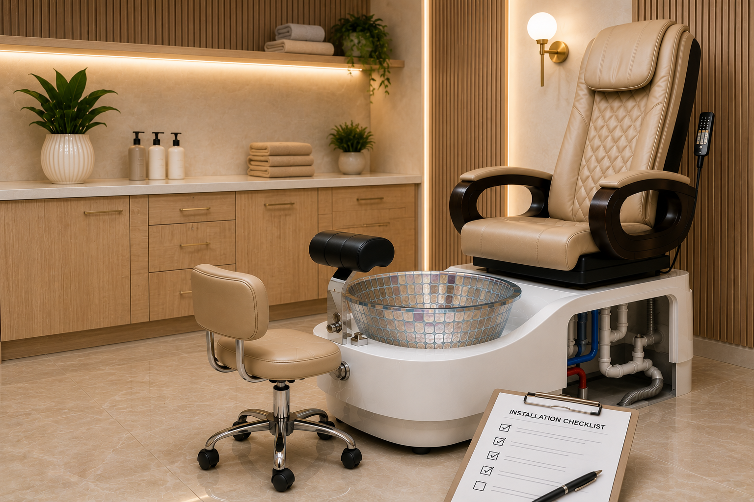 Questions to Ask Before Installing a Plumbed Pedicure Chair