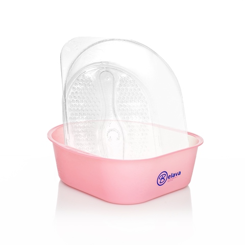 Belava Pedicure Tub with 20 Disposable Liners - Pink