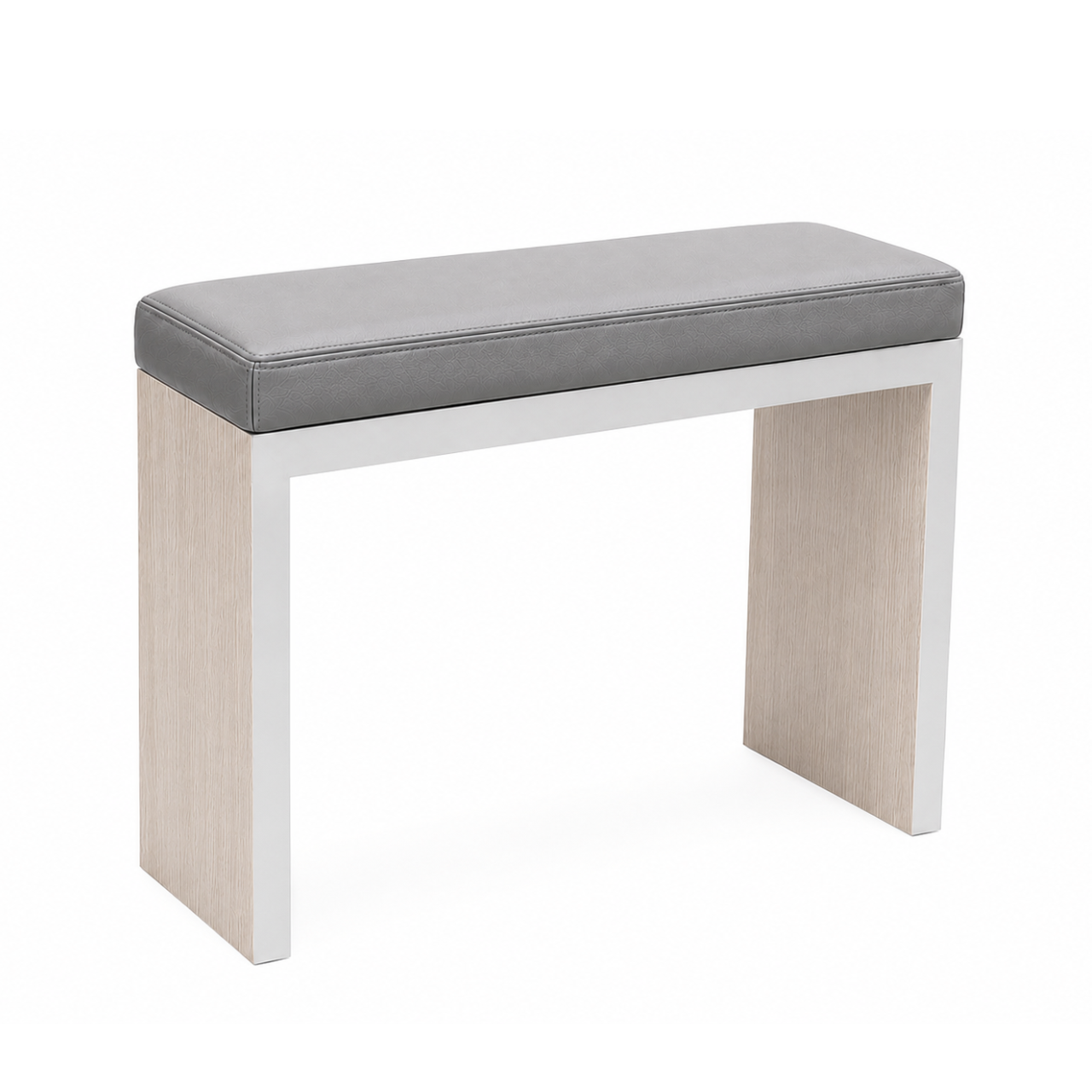 NIVO Foot Rest | Wooden Stand with Upholstered Top