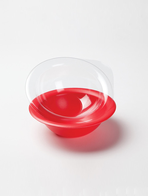 Manicure Bowl in Red with 20 Disposable Liners
