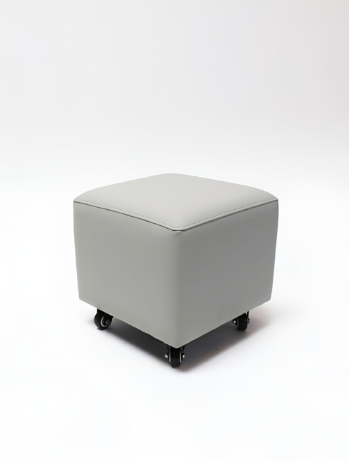 Nail Tech Stool - Shorty  in Allante Grey | IN STOCK, READY TO SHIP