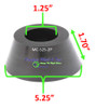 Mounting Cone  For a 4″ Bolt Together Wheel (2pc Rims)
