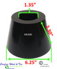 Mounting Cone  For a 5″ Wheel, One Piece Rims