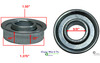 Pack of 2 FLANGE Bearings 5/8" X 1 3/8".