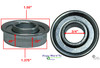 Pack of 2 FLANGE Bearings 3/4" X 1 3/8".