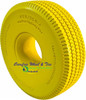 4.10/3.50-4 (10x3) Sawtooth, Handtruck/Cart Tire.Yellow Color