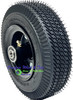 280/250-4  (9" x 2.80") PNEUMATIC Wheel Assembly With BLACK RIM