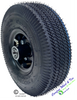 410/350-4 (10" x 3") Pneumatic Tire & Tube Assembly With Black Color Rim