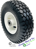 410/350-4 Pneunatic Assembly with Diamond Tread Tire