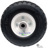 410/350-4 Carefree (No-Flat) Assembly with Diamond Tread Tire