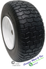 16 x 6.50-8 Carefree Wheel Assembly, Flat Free Tire & 3" Centered Hub