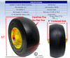 11x4.00-4 Carefree Wheel Assembly, Fits on John Deere TCA20363, TCA13832, and AM101589 and Others