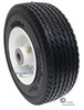 280/250-4 (9" x 2.25") WIDE Wheel Assembly With Carefree (No-Flat) Tire. 3pc Rim