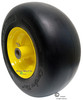 13x6.50-6 Carefree (No-Flat) Wheel & Tire Assy, Smooth Tread, 5 3/4" Center Hub. Yellow Rim