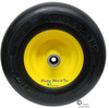 13x6.50-6 Carefree (No-Flat) Wheel & Tire Assy, Smooth Tread, 5 3/4" Center Hub. Yellow Rim
