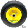 13x6.50-6 Carefree FOAM FILLED Wheel & Tire Assy, Rib Tread, 5 3/4" Center Hub. Yellow Rim