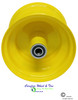 Copy of 6″ x 4.50" Steel Rim, 1 Piece With 5 3/4" Center Hub. Yellow Color