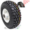4.10/3.50-4 (10x3) Heavy-Duty Foam-Filled Assembly, Center Hub and Choice of Bore Size | Sold Individually