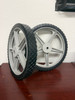 14" x 1.75" Solid Rubber Wheel Assembly, Composite Rim, 1/2" Bore | Set of 2